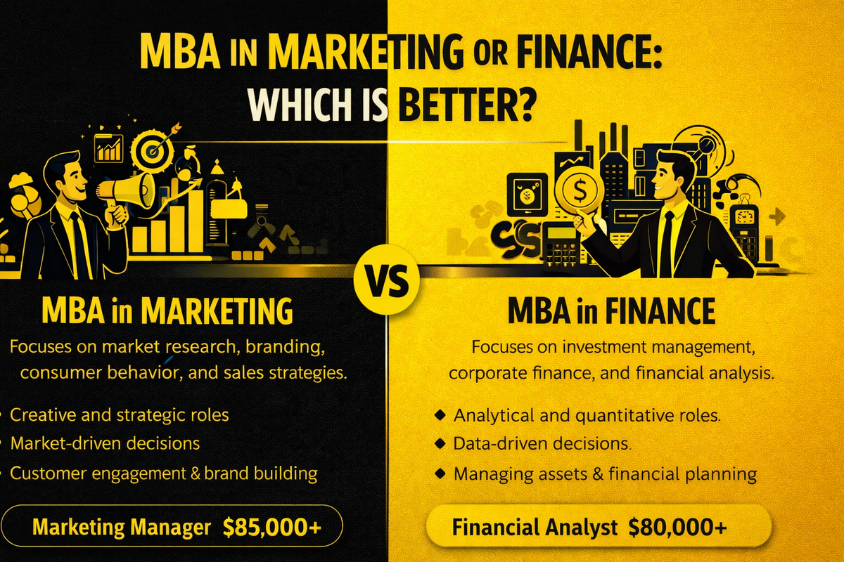 MBA in Marketing or Finance – Which Is Better?