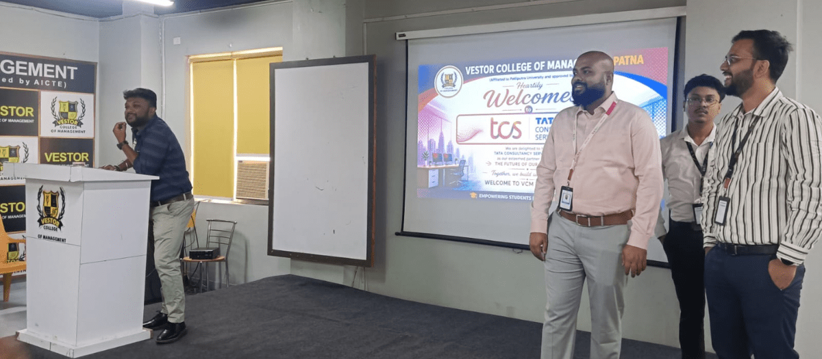 TCS On-Campus Placement Drive at Vestor College of Management Patna
